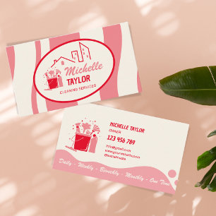 Professionele schoonmaak van huizen en Kantoor Visitekaartje