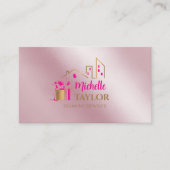 Professionele schoonmaak van huizen en Kantoor Visitekaartje (Voorkant)