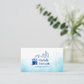 Professionele schoonmaak van huizen en Kantoor Visitekaartje (Staand voorkant)