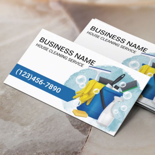 Professionele schoonmaakbenodigdheden Maid Houseke Visitekaartje