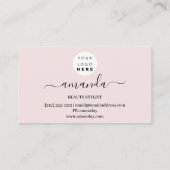 Professionele schoonmaakbeurten Gold Lash Blush Li Visitekaartje (Achterkant)