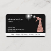 Professionele schoonmaakbeurten met mousserende bo visitekaartje (Achterkant)