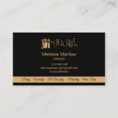 Professionele schoonmaakbeurten Residential Commer Visitekaartje (Achterkant)