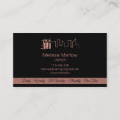 Professionele schoonmaakbeurten Residential Commer Visitekaartje (Achterkant)