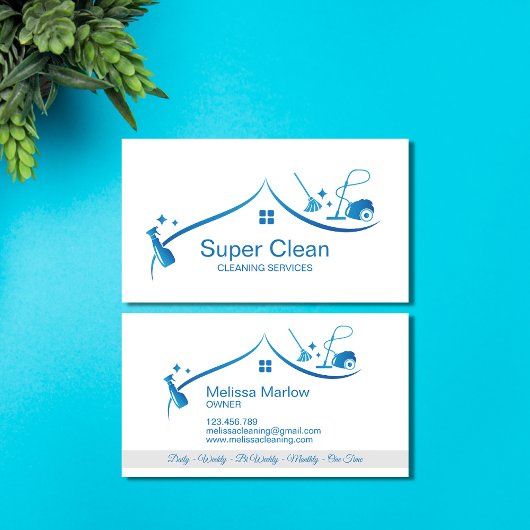 Professionele schoonmaakbeurten visitekaartje