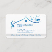 Professionele schoonmaakbeurten visitekaartje (Achterkant)