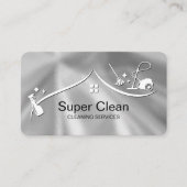 Professionele schoonmaakbeurten visitekaartje (Voorkant)