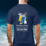 Professionele schoonmaakdienst Auto Detailing Navy T-shirt<br><div class="desc">Professionele reinigingsdienst Auto Detailing Navy Blue Shirten.</div>