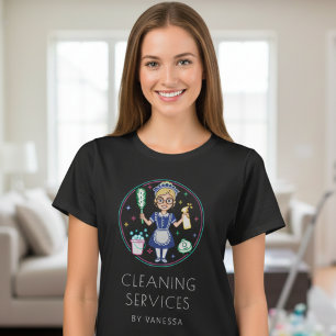 Professionele Schoonmaakdiensten Huishoudelijke Di T-shirt
