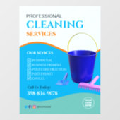 Professionele Schoonmaakdiensten Ramenstickers Raamsticker (Vel)