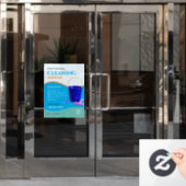 Professionele Schoonmaakdiensten Ramenstickers Raamsticker (Kantoordeur)