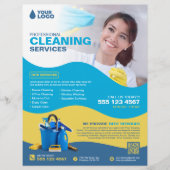 Professionele schoonmaakdiensten - (Sjabloon) Flyer (Voorkant)