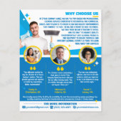 Professionele schoonmaakdiensten - Sjabloon Flyer (Achterkant)