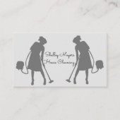 Professionele schoonmaakdiensten visitekaartje (Voorkant)