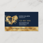 Professionele schoonmaakdiensten voor huizen visitekaartje (Achterkant)