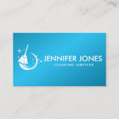 Professionele schoonmaakdiensten voor huizen visitekaartje (Voorkant)
