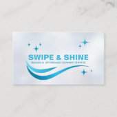 Professionele schoonmaakdiensten voor huizen visitekaartje (Voorkant)