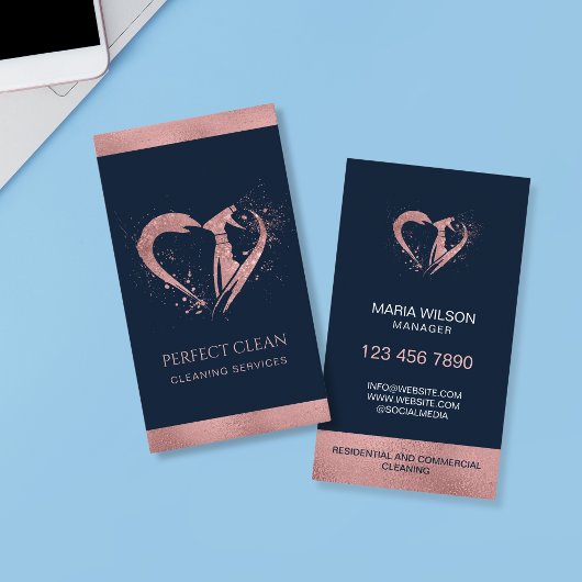 Professionele schoonmaakdiensten voor schoonmaakst visitekaartje