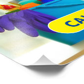 Professionele schoonmaakdiensten Zakelijke flyer Foto Afdruk (Hoek)