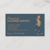 Professionele Schoonmaakmannen Visitekaartje (Voorkant)