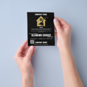 Professionele schoonmaakservice | Aangepast bedrij Flyer (Hand)