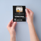 Professionele schoonmaakservice | Aangepast bedrij Flyer (Hand)