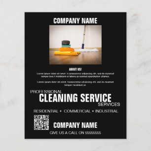 Professionele schoonmaakservice   Aangepast bedrij Flyer