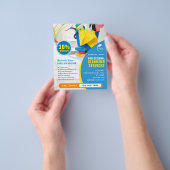 Professionele schoonmaakservice Bedrijf Flyer (Hand)