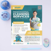 Professionele schoonmaakservice Bedrijf Flyer (Enkel)