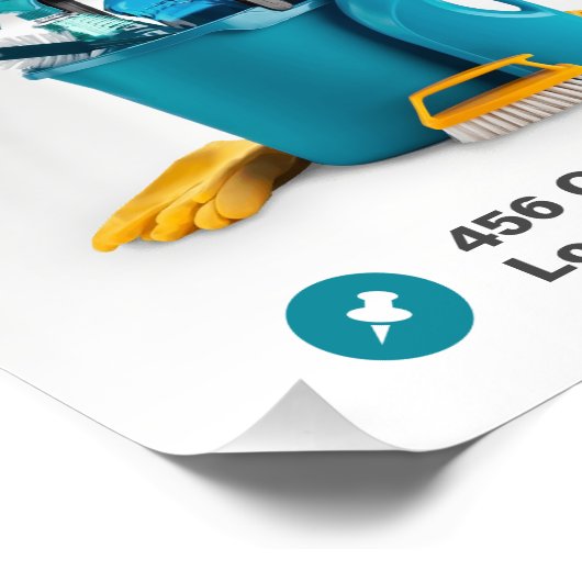 Professionele schoonmaakservice Bedrijf Perfect Poster (Hoek)