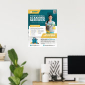 Professionele schoonmaakservice Bedrijf Poster (Thuiskantoor)