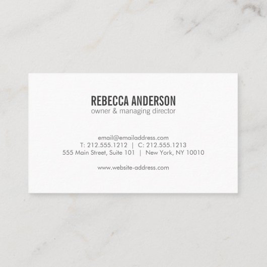 Professionele schoonmaakservice, drukwassen visitekaartje (Achterkant)