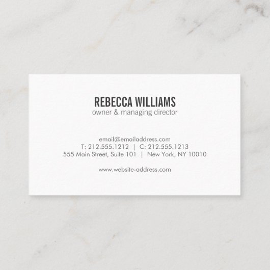 Professionele schoonmaakservice, drukwassen visitekaartje (Achterkant)