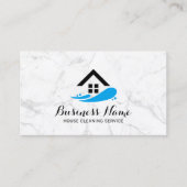 Professionele schoonmaakservice Moderne marmer Visitekaartje (Voorkant)