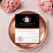 Professionele schoonmaakservice voor het schoonmak visitekaartje