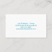 Professionele schoonmaakservice voor huizen visitekaartje (Achterkant)