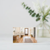 Professionele schoonmaakservice voor thuisgebruik visitekaartje (Staand voorkant)