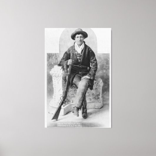 Professionele Scout Calamity Jane 1895 Canvas Afdruk (Voorkant)