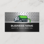 Professionele Septic Tank Service Modern Faux Meta Visitekaartje (Voorkant)