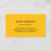 Professionele septische en pompservice visitekaartje (Achterkant)