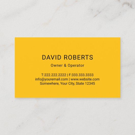 Professionele septische en pompservice visitekaartje (Achterkant)