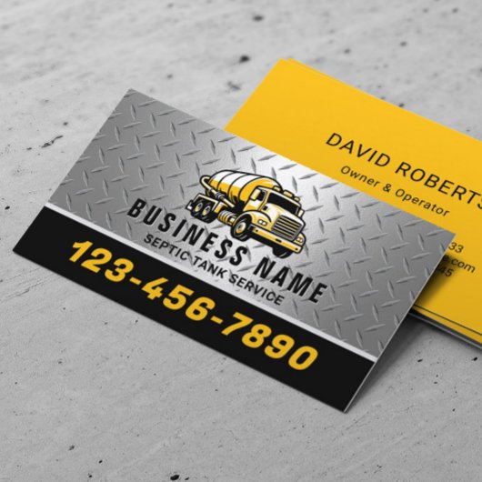 Professionele septische en pompservice visitekaartje