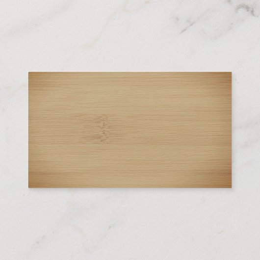 Professionele service voor ophaalservice voor hout visitekaartje (Achterkant)
