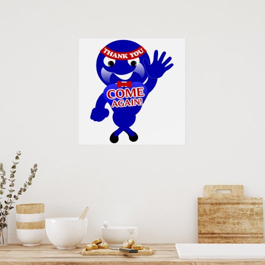 Professionele services Dank u Poster (Keuken)
