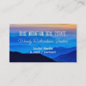 Professionele services voor blauw Uitzicht Visitekaartje (Voorkant)