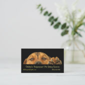 Professionele services voor het plaatsen van gezel visitekaartje (Staand voorkant)