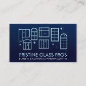 Professionele services voor het schoonmaken van ve visitekaartje (Voorkant)