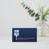 Professionele services voor het schoonmaken van ve visitekaartje (Staand voorkant)