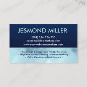 Professionele services voor het schoonmaken van ve visitekaartje (Achterkant)