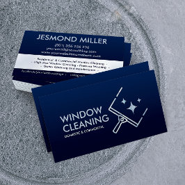 Professionele services voor het schoonmaken van ve visitekaartje